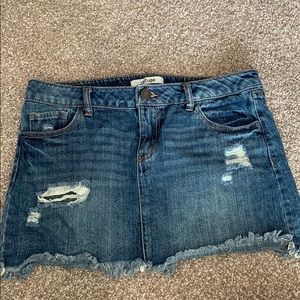 Refuge jean skirt